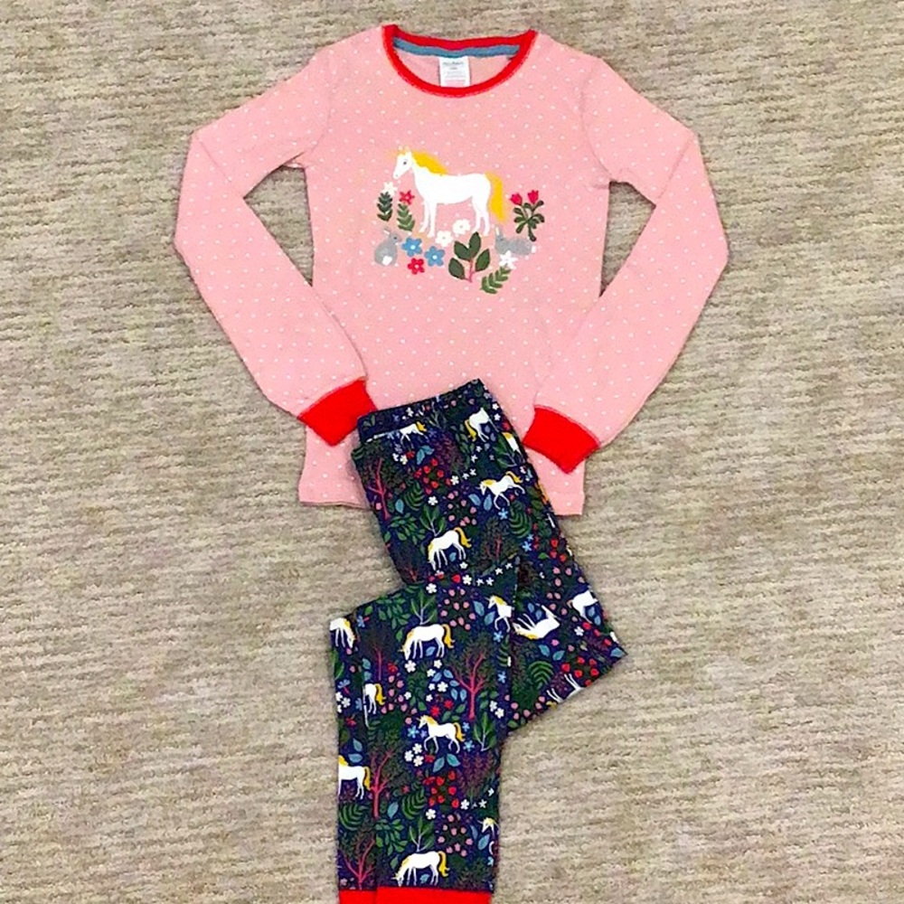 Mini Boden snug fitting horse pajama set